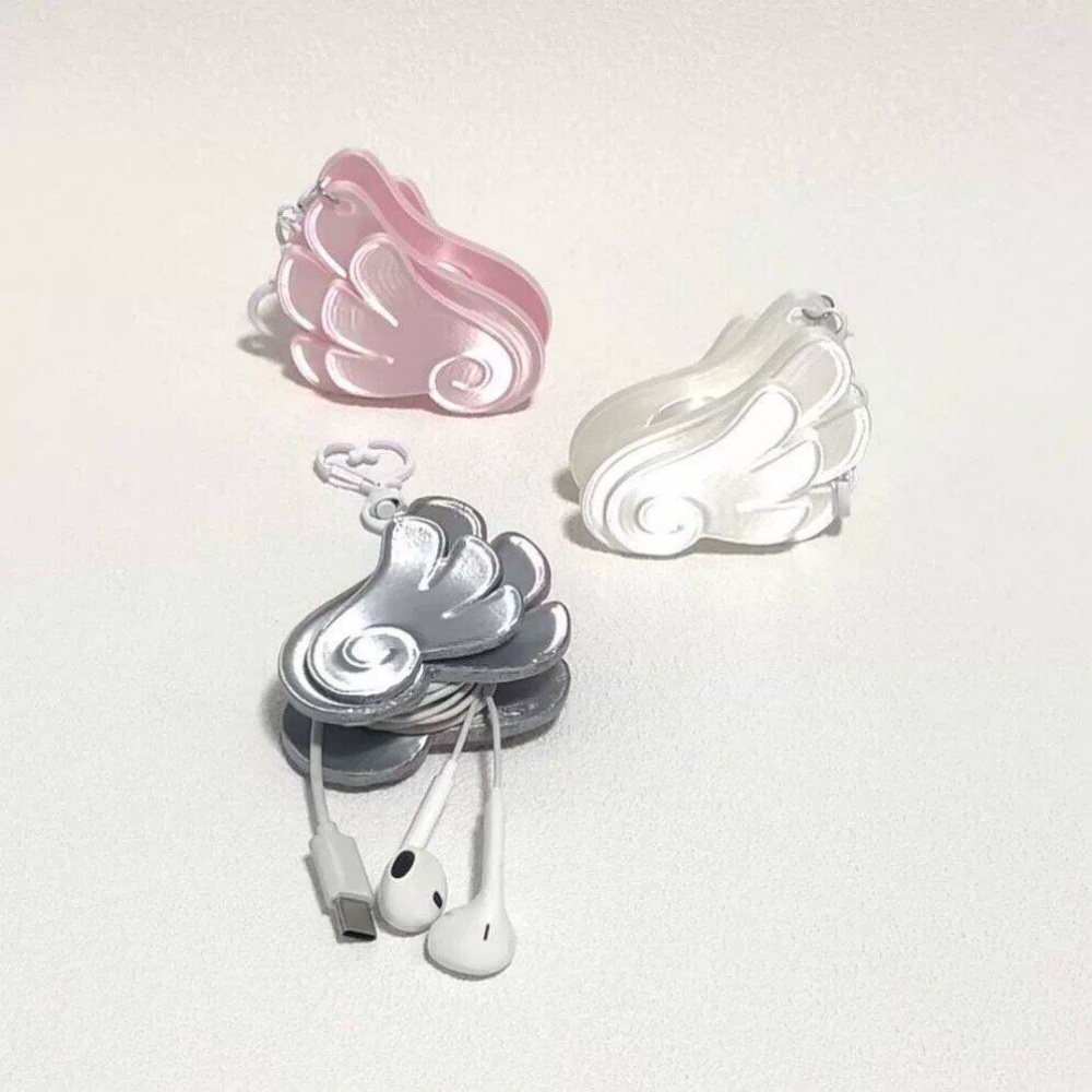 Cable Winder Keychain - حلقة مفاتيح على شكل جناح ملاك
