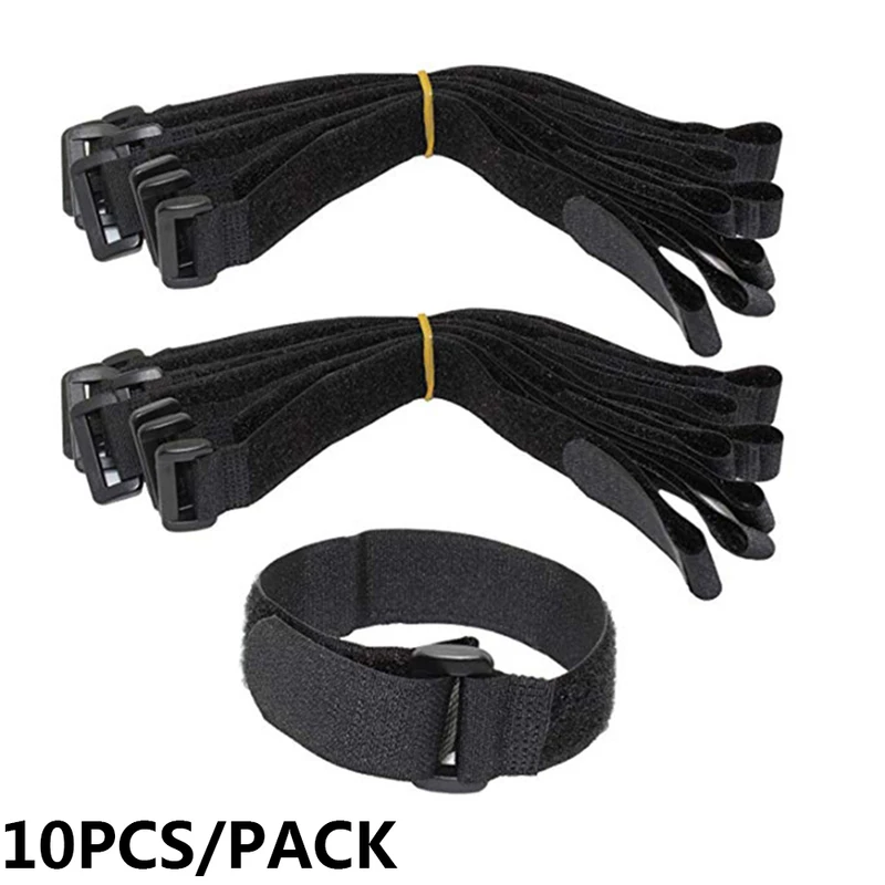 Gear Tie Reusable - 10 قطعة 2*50 سنتيمتر قابلة لإعادة
