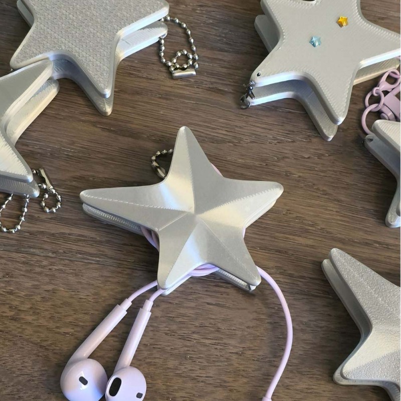 منظم كابلات على شكل نجمة Y2K،  - مراجعة Cable Winder Keychain وسعره