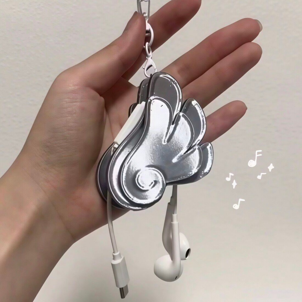 حلقة مفاتيح على شكل جناح ملاك  - مراجعة Cable Winder Keychain وسعره