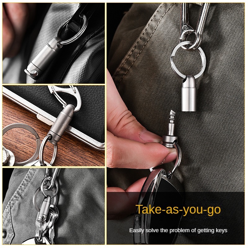 سلسلة مفاتيح من التيتانيوم من  - مراجعة Edc Carry Bag وسعره