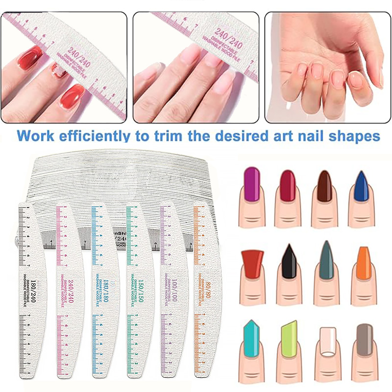50/100 قطعة قاعدة طباعة ملف ال - مراجعة Nail File Titanium وسعره