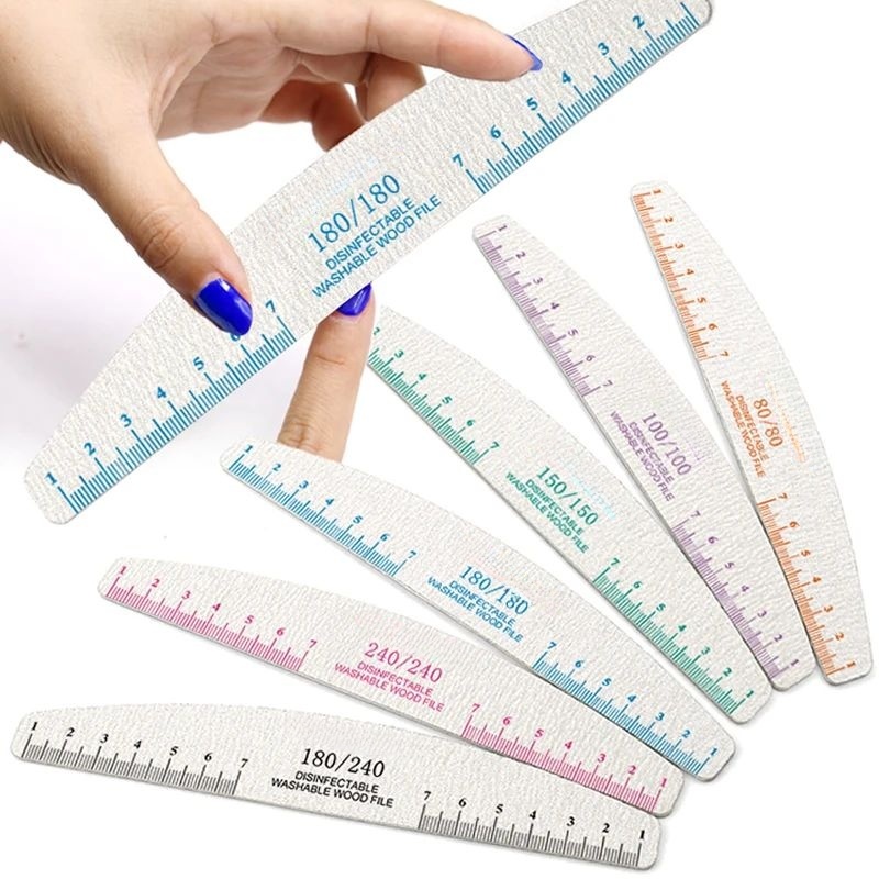 50/100 قطعة قاعدة طباعة ملف ال - مراجعة Nail File Titanium وسعره