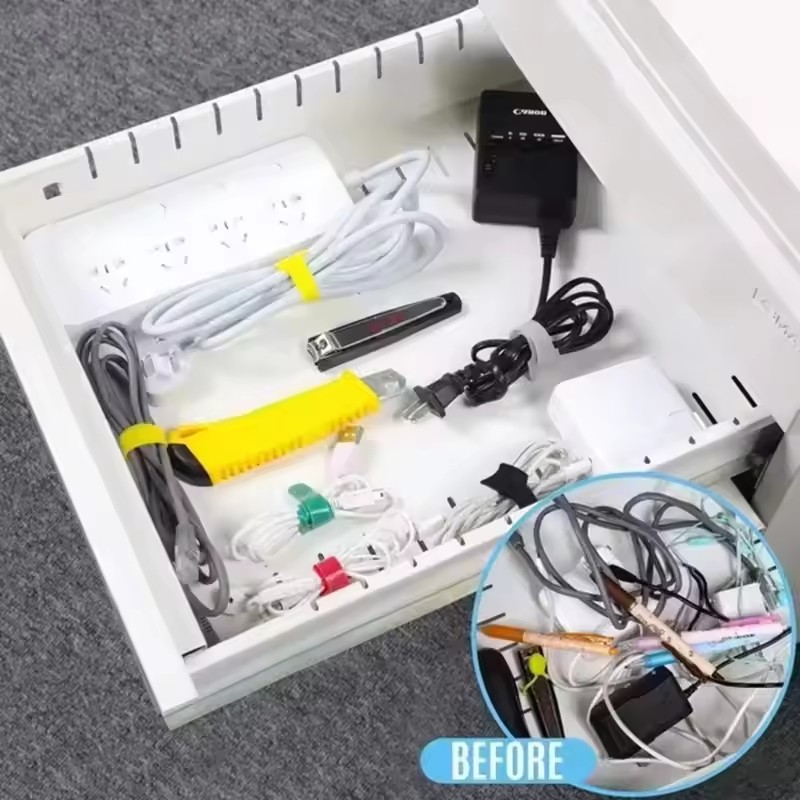 10/30/50 قطعة من أربطة الكابلا - مراجعة Gear Tie Reusable وسعره
