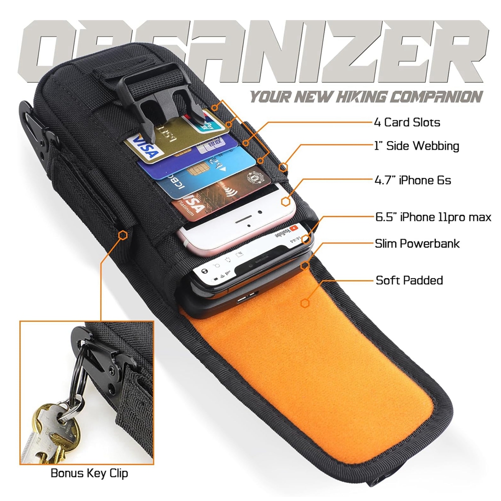 حافظة هاتف تكتيكية بنظام مولي، - مراجعة Edc Carry Pouch وسعره