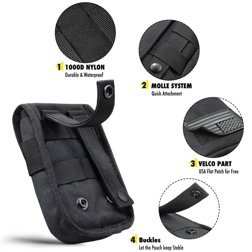 حافظة هاتف تكتيكية بنظام مولي، - مراجعة Edc Carry Pouch وسعره