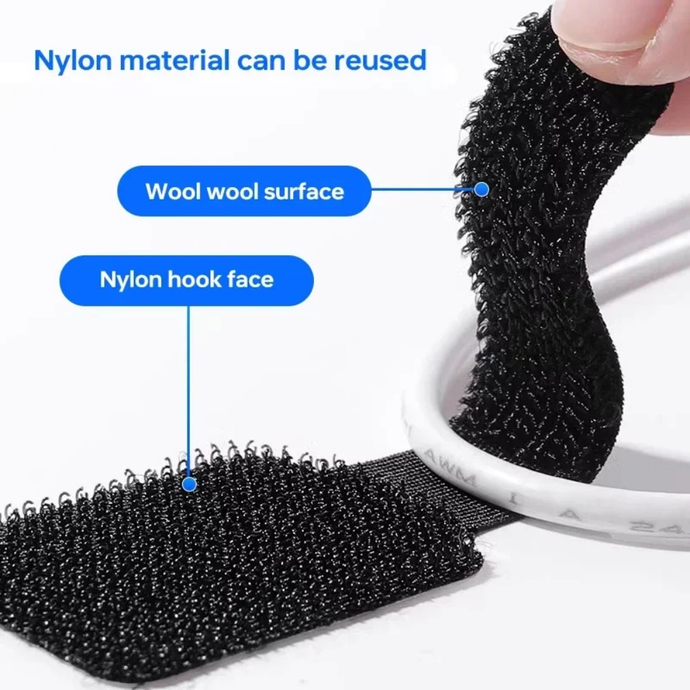 أربطة كابلات لاصقة ذاتيًا قابل - مراجعة Gear Tie Reusable وسعره