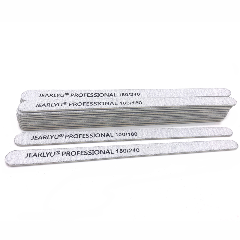 100/200 قطعة مبرد أظافر خشبي 1 - مراجعة Nail File Titanium وسعره